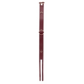 Бордовый ремень Halo Waist Belt - размер L-XL - Shots Media BV - купить с доставкой в Костроме