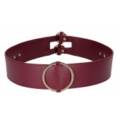 Бордовый ремень Halo Waist Belt - размер L-XL - Shots Media BV - купить с доставкой в Костроме