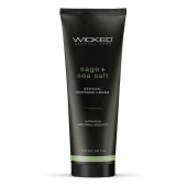 Массажный легкий крем WICKED Sage plus Sea Salt - 120 мл. - Wicked - купить с доставкой в Костроме