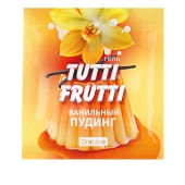 Пробник гель-смазки Tutti-frutti со вкусом ванильного пудинга - 4 гр. - Биоритм - купить с доставкой в Костроме