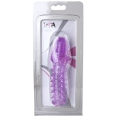 Фиолетовая насадка, удлиняющая половой член - 13,5 см. - Toyfa Basic - в Костроме купить с доставкой