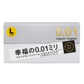 Презервативы Sagami Original 0.02 L-size увеличенного размера - 5 шт. - Sagami - купить с доставкой в Костроме