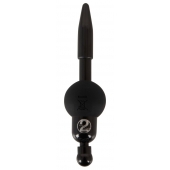 Черный уретральный вибростимулятор Vibrating Penis Plug - Orion - купить с доставкой в Костроме
