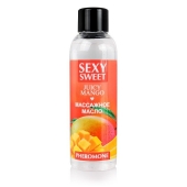 Массажное масло Sexy Sweet Juicy Mango с феромонами и ароматом манго - 75 мл. - Биоритм - купить с доставкой в Костроме