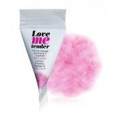Съедобное согревающее массажное масло Love Me Tender Cotton Candy с ароматом сладкой ваты - 10 мл. - Love to Love - купить с доставкой в Костроме