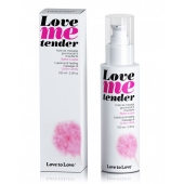 Съедобное согревающее массажное масло Love Me Tender Cotton Candy с ароматом сладкой ваты - 100 мл. - Love to Love - купить с доставкой в Костроме