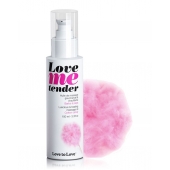 Съедобное согревающее массажное масло Love Me Tender Cotton Candy с ароматом сладкой ваты - 100 мл. - Love to Love - купить с доставкой в Костроме