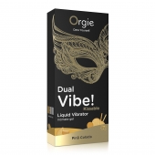 Съедобный гель Dual Vibe Pina Colada с эффектом вибрации и вкусом коктейля пина колада - 15 мл. - ORGIE - купить с доставкой в Костроме