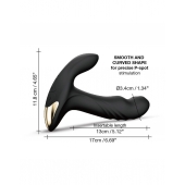 Черный вибромассажер простаты Multi P-Joy с 3 моторами - Dorcel - в Костроме купить с доставкой