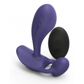 Темно-синий вибромассажер Witty P G Vibrator with Remote Control - Love to Love - в Костроме купить с доставкой