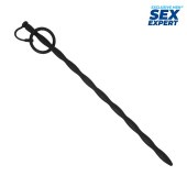 Черный стимулятор уретры Sex Expert - Sex Expert - купить с доставкой в Костроме