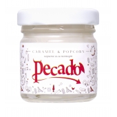 Массажная свеча Caramel   Popcorn - 35 мл. - Pecado - купить с доставкой в Костроме