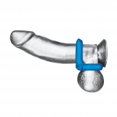 Комплект из 2 эрекционных колец-восьмерок 2-Pack Duo Cock And Ball Stamina Enhancement Ring - BlueLine - в Костроме купить с доставкой