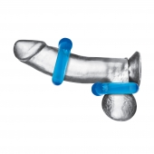 Комплект из двух колец для пениса 2-Pack Ultra-Stretch Stamina Endurance Ring - BlueLine - в Костроме купить с доставкой