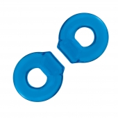 Комплект из двух колец для пениса 2-Pack Ultra-Stretch Stamina Endurance Ring - BlueLine - в Костроме купить с доставкой