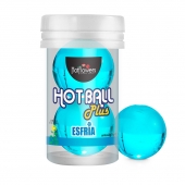 Лубрикант на масляной основе Hot Ball Plus с охлаждающим эффектом (2 шарика по 3 гр.) - HotFlowers - купить с доставкой в Костроме