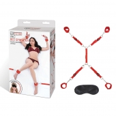 Красная фиксация на матрас Classic Bedspreader - Lux Fetish - купить с доставкой в Костроме