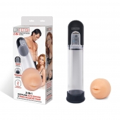 Автоматическая вакуумная помпа-мастурбатор Blowjob Auto Sucker Penis Enlarger Pump - Lux Fetish - в Костроме купить с доставкой