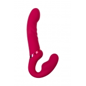 Малиновый безремневой страпон Lapis - 23 см. - Lovense - купить с доставкой в Костроме