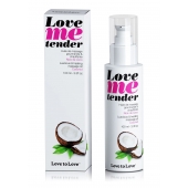 Съедобное согревающее массажное масло Love Me Tender Cocos с ароматом кокоса - 100 мл. - Love to Love - купить с доставкой в Костроме