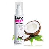 Съедобное согревающее массажное масло Love Me Tender Cocos с ароматом кокоса - 100 мл. - Love to Love - купить с доставкой в Костроме