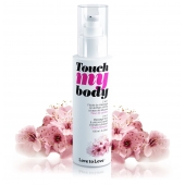 Силиконовый лубрикант 2-в-1 Touch My Body с ароматом вишнёвого цвета - 100 мл. - Love to Love - купить с доставкой в Костроме