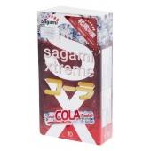 Ароматизированные презервативы Sagami Xtreme COLA - 10 шт. - Sagami - купить с доставкой в Костроме