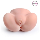 Реалистичный мастурбатор с двумя функциональными отверстиями - Erowoman-Eroman - в Костроме купить с доставкой