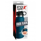 Мастурбатор-вагина в синей колбе F*ck Flask - Pipedream - в Костроме купить с доставкой