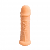 Телесный фаллоудлинитель Extra Size Bubbles - 15,5 см. - Lola Games - в Костроме купить с доставкой