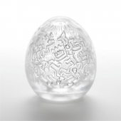 Мастурбатор-яйцо Keith Haring EGG PARTY - Tenga - в Костроме купить с доставкой