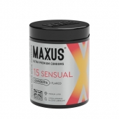 Анатомические презервативы MAXUS Sensual - 15 шт. - Maxus - купить с доставкой в Костроме