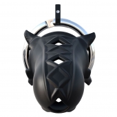Черный замок верности Extreme Silicone Cock Blocker - Pipedream - купить с доставкой в Костроме