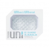 Прозрачный мастурбатор-стимулятор Tenga Uni Diamond - Tenga - в Костроме купить с доставкой