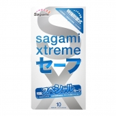 Презервативы Sagami Xtreme Ultrasafe с двойным количеством смазки - 10 шт. - Sagami - купить с доставкой в Костроме