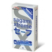 Презервативы Sagami Xtreme Ultrasafe с двойным количеством смазки - 10 шт. - Sagami - купить с доставкой в Костроме