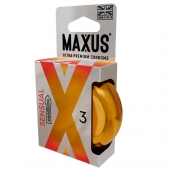 Презервативы анатомической формы Maxus Sensual - 3 шт. - Maxus - купить с доставкой в Костроме
