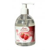 Лубрикант на водной основе Love Protection Raspberry с ароматом малины - 300 мл. - Lola Games - купить с доставкой в Костроме