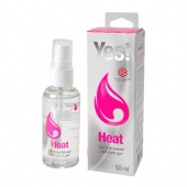 Возбуждающая силиконовая вагинальная смазка Yes Heat - 50 мл. - Sitabella - купить с доставкой в Костроме