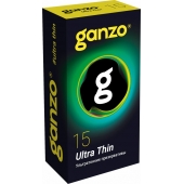 Прозрачные ультратонкие презервативы Ganzo Ultra thin - 15 шт. - Ganzo - купить с доставкой в Костроме