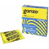 Классические презервативы с обильной смазкой Ganzo Classic - 3 шт. - Ganzo - купить с доставкой в Костроме