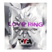 Прозрачное гелевое эрекционное кольцо с шипиками - Toyfa Basic - в Костроме купить с доставкой