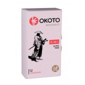 Тонкие презервативы OKOTO Ultra Thin - 12 шт. - Sitabella - купить с доставкой в Костроме