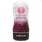 Прозрачный текстурированный мастурбатор Vacuum Cup Masturbator Black Hole - Baile - в Костроме купить с доставкой