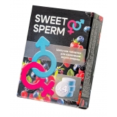Шипучие таблетки для мужчин Sweet Sperm для изменения вкуса спермы (4 шт. по 0,5 гр.) - Капиталпродукт - купить с доставкой в Костроме