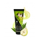 Массажный крем для тела с ароматом груши и зелёного чая Pear   Exotic Green Tea - 200 мл. - Shunga - купить с доставкой в Костроме