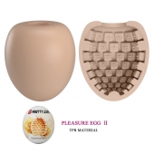 Бежевый мастурбатор-яйцо Pleasure Egg II - Baile - в Костроме купить с доставкой