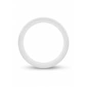 Белое люминесцентное эрекционное кольцо Silicone Glo Cock Ring - Blush Novelties - в Костроме купить с доставкой