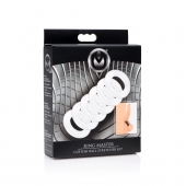 Комплект из 6 прозрачных эрекционных колец Ring Master Custom Ball Stretcher Kit - XR Brands - в Костроме купить с доставкой