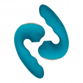 Голубой вибратор Tara с вакуумной стимуляцией и функцией постукивания - BeYourLover